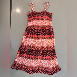 Mudd Size Small Mini Dress / Swimsuit Coverup in Coral hues
